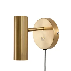 Globen Lighting Lámpara de pared Hubble, latón cepillado Color dorado Best