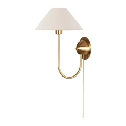 Globen Lighting Lámpara de pared Iris, Crema Blanco Best