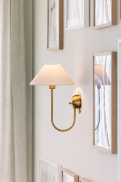 Globen Lighting Lámpara de pared Iris, Crema Blanco Best