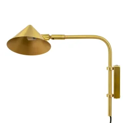 Watt & Veke Lámpara de pared Kelly brazo corto, Dorado Color dorado Online