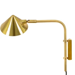 Watt & Veke Lámpara de pared Kelly brazo corto, Dorado Color dorado Online