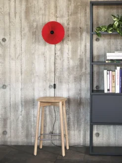 HAY Lámparas De Pared<Lámpara de pared Matin wall Ø30 cm, Bright red shade Rojo