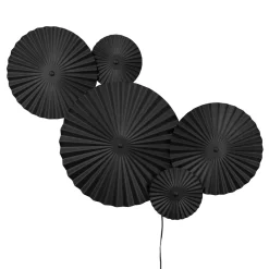 Globen Lighting Lámpara de pared Omega, Negro New