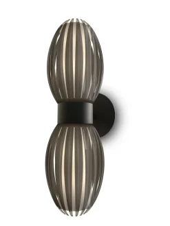 Herstal Lámparas De Pared<Lámpara de pared Tentacle duo 34 cm, -ahumado Negro