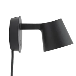 Muuto Lámpara de pared Tip, Black Negro