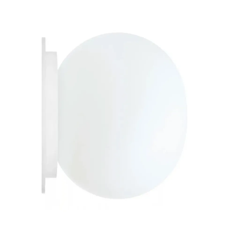 Flos Lámpara de pared y techo Mini Glo-Ball CW de montaje en espejo, Blanco Best