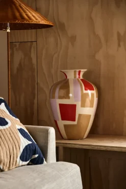 GUBI Lámpara de pie 9602, latón-wicker willow Color dorado Hot