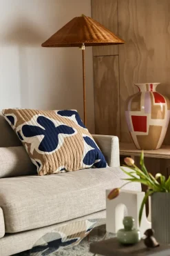 GUBI Lámpara de pie 9602, latón-wicker willow Color dorado Hot