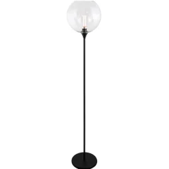 Globen Lighting Lámpara de pie Bowl, Negro Outlet