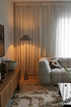 Globen Lighting Lámpara de pie Cannes 140 cm, Mud GrisBeige Clearance