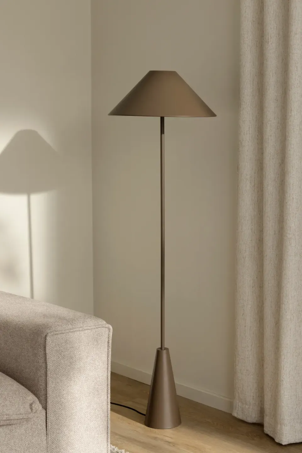 Globen Lighting Lámparas De Lectura|Lámparas De Pie<Lámpara de pie Cannes 140 cm, Mocha Marrón