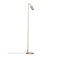 By Rydéns Lámpara de pie Curve 146 cm, Mate dorado Color dorado Best