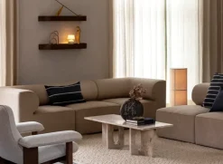 Audo Copenhagen Lámpara de pie Hashira, Raw Beige
