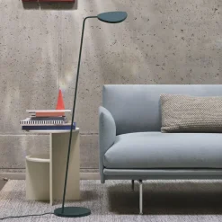 Muuto Lámparas De Lectura|Lámparas De Pie<Lámpara de pie Leaf, Dark green Verde