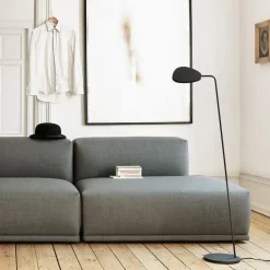 Muuto Lámparas De Lectura|Lámparas De Pie<Lámpara de pie Leaf, Negro