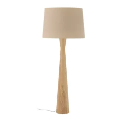 Bloomingville Lámpara de pie Leonor Ø45x130 cm, Rubberwood Marrón Discount