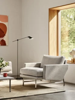 Fritz Hansen Lámparas De Pie<Lámpara de pie MS011, Black Negro