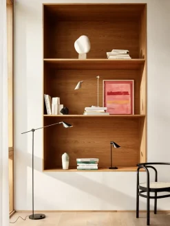 Fritz Hansen Lámparas De Pie<Lámpara de pie MS011, Black Negro