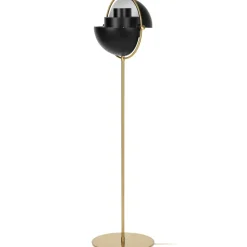 GUBI Lámpara de pie Multi-Lite, latón- Negro Clearance