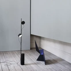 Muuto Lámpara de pie Post, Negro Best