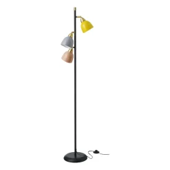 Superliving Lámpara de pie Urban Triple, Black-Multi NegroMulti Online