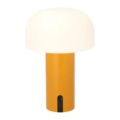 Villa Collection Lámpara LED portátil Styles Ø15 cm, Amber Naranja New