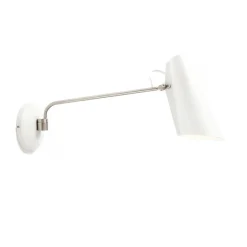 Northern Lámparas De Cama<Lámpara pared Birdy, blanco-metálico PlateadoBlanco