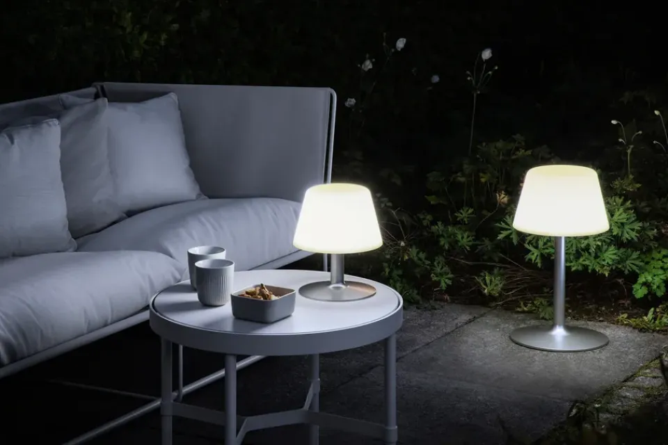 Eva Solo Lámparas Solares|Lámparas Solares<Lámpara solar SunLight Lounge, 24,5 cm Blanco