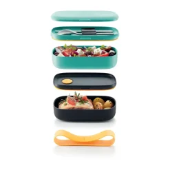 Lékué Recipientes Para Alimentos<Lunchbox To Go 2 piezas, Verde