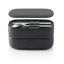 Lékué Recipientes Para Alimentos<Lunchbox To Go 5 piezas, Negro