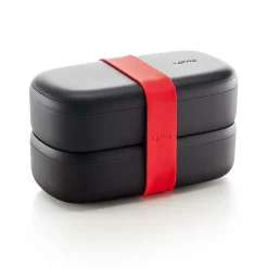 Lékué Recipientes Para Alimentos<Lunchbox To Go 5 piezas, Negro