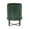 Ferm Living Maceta Bau small Ø18 cm, oscuro Verde Hot