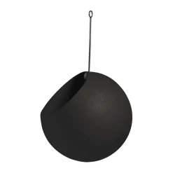 AYTM Macetas De Exterior|Detalles De Jardín Y Accesorios De Exterior<Maceta colgante GLOBE Ø17 cm h28 cm, Negro
