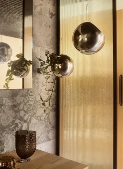 AYTM Macetas De Exterior|Detalles De Jardín Y Accesorios De Exterior<Maceta colgante GLOBE Ø17 cm h28 cm, Plata Plateado