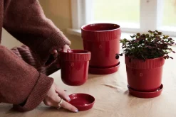 Sagaform Maceta Elise S Ø14 cm, Burdeos Rojo Clearance
