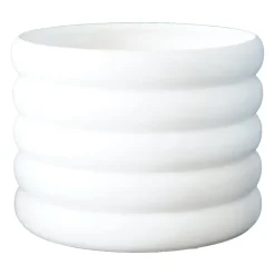 DBKD Macetas<Maceta Mud , grande, Ø 20 cm Blanco