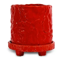 Byon Maceta Muddy S Ø17,5 cm, Rojo Discount