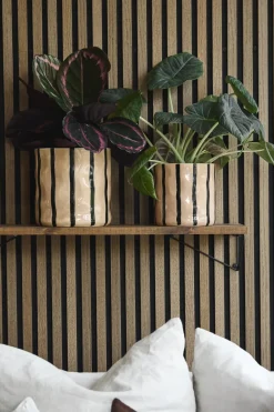 Scandi Living Macetas<Maceta Thrive Ø16 cm, Beige-negro BeigeNegro