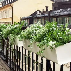 SMD Design Maceteros De Terraza|Muebles De Terraza<Macetero de ventana Jorda, 100 cm Blanco
