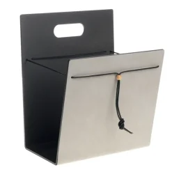 LIND DNA Revisteros<Magazine Holder Nupo M, Light grey-anthracite Gris
