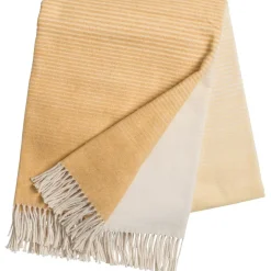 Scandi Living Manta algodón Mist, Mustard Amarillo Discount