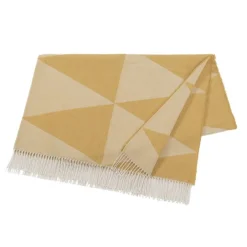 Scandi Living Mantas De Algodón<Manta algodón Rime, Mustard Amarillo