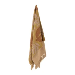 Bloomingville Mantas De Algodón<Manta de algodón Lark 130x160 cm, Amarillo