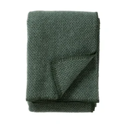 Klippan Yllefabrik Mantas De Lana<Manta de lana Domino, Verde
