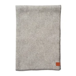 Klippan Yllefabrik Mantas Infantiles|Mantas Infantiles<Manta de lana Gooseye midi 90x130 cm, Gris