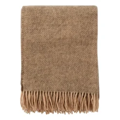 Klippan Yllefabrik Mantas De Lana<Manta de lana Gotland 130x200 cm, Beige