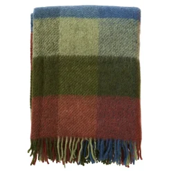 Klippan Yllefabrik Mantas De Lana<Manta de lana Gotland 130x200 cm, -verde Multi