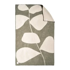 Scandi Living Mantas De Lana<Manta de lana Leaf 130x180 cm, Caqui Verde