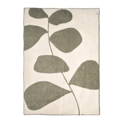 Scandi Living Mantas De Lana<Manta de lana Leaf 130x180 cm, Caqui Verde