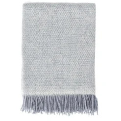 Scandi Living Manta de lana Sandstone 130x180 cm, Melange paloma Azul Hot